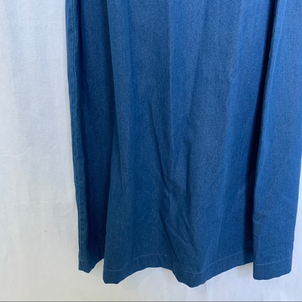 Denim Blue Shirt Dress - Picture 6 of 7